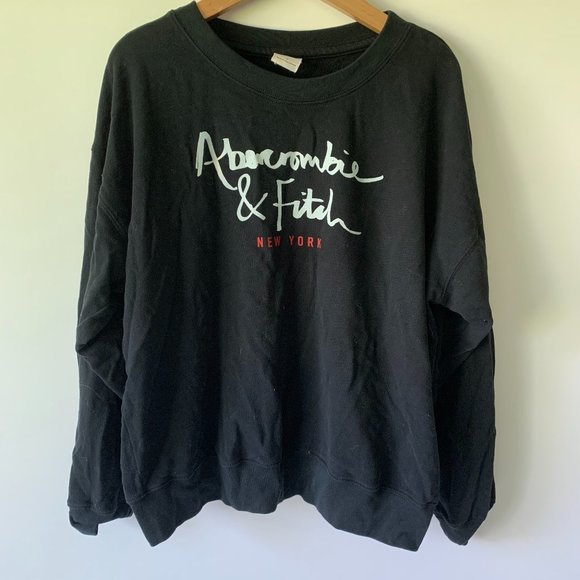 Abercrombie.& Fitch Logo Crewneck Sweatshirt - Picture 1 of 3